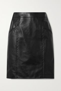 Leather Skirt - Black