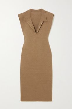 Santon Linen Dress - Taupe