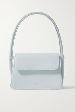 Arden Leather Tote - Sky blue