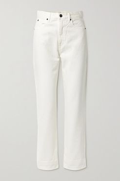 Dakota High-rise Straight-leg Jeans - White