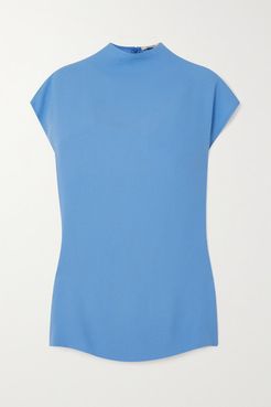 Sibbie Crepe Top - Blue