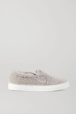 Relax Shearling Sneakers - Light gray
