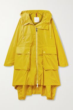 Printseps Hooded Shell Jacket - Chartreuse