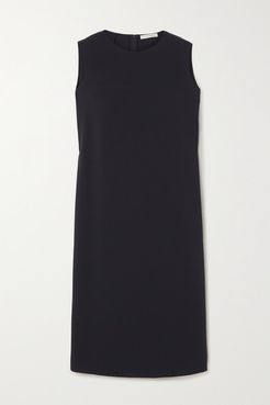 Mirna Crepe Midi Dress - Navy