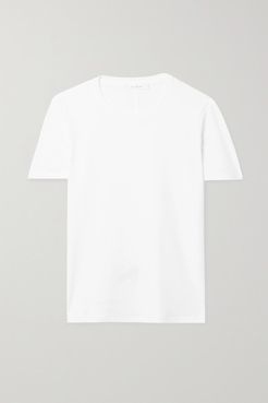 Wesler Cotton-jersey T-shirt - White