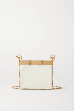 Cassia Mini Leather Shoulder Bag - Cream
