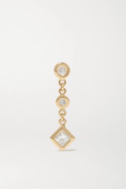 14-karat Gold Diamond Earring