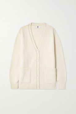 Oversized Knitted Cardigan - Ivory