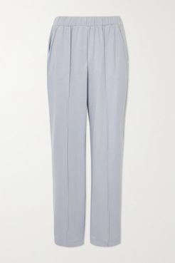 Tencel Lyocell-blend Straight-leg Pants - Gray