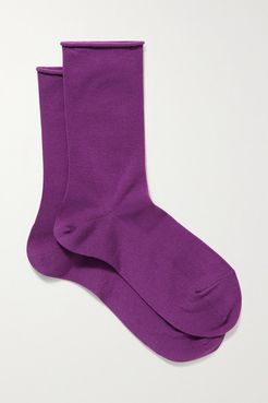 Active Breeze Lyocell-blend Socks - Purple