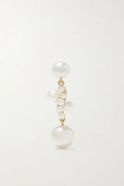 Petite Ocean Perle 14-karat Gold Pearl Earring