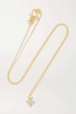 Petite Matisse 18-karat Gold Diamond Necklace