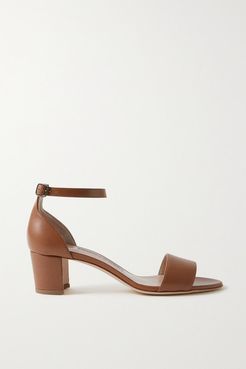 Lauratomod Leather Sandals - Light brown
