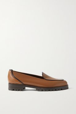 Foco Leather Loafers - Light brown