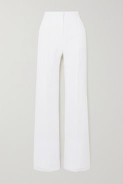 Linen Wide-leg Pants - White