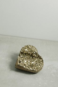 Heart Pyrite Geode - Gray