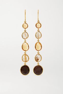 18-karat Gold Multi-stone Earrings