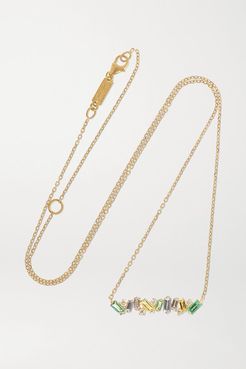 18-karat Gold Multi-stone Necklace