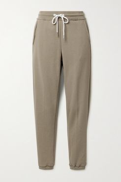 French Cotton-terry Track Pants - Sand