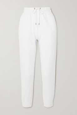 Supima Cotton-jersey Track Pants - White