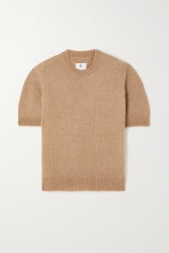 Corey Brushed Mohair-blend Sweater - Beige