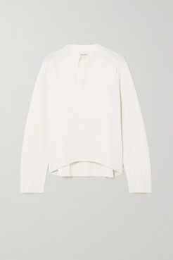 Sebatik Ribbed Wool And Cashmere-blend Sweater - Ivory