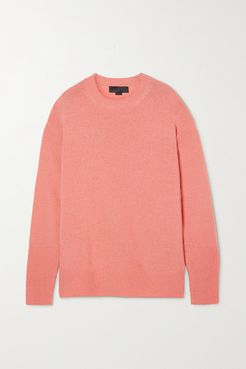 Cashmere And Wool-blend Sweater - Peach