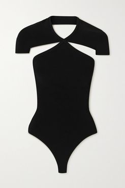Vita Cutout Stretch-jersey Bodysuit - Black