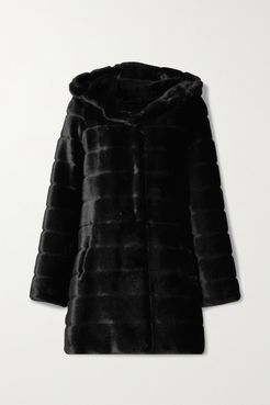 Oh My Deer Faux Fur Coat - Black