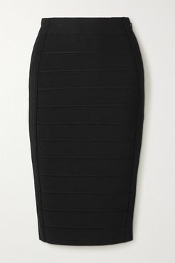 Bandage Midi Skirt - Black