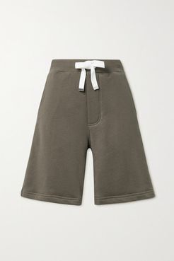 Cotton-jersey Shorts - Army green
