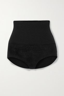 Belinda Cashmere-blend Shorts - Black