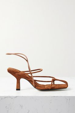 Monza Suede Sandals - Brown