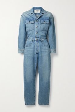 Net Sustain Liu Organic Denim Jumpsuit - Mid denim