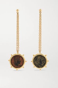 Constantine 18-karat Gold And Bronze Earrings