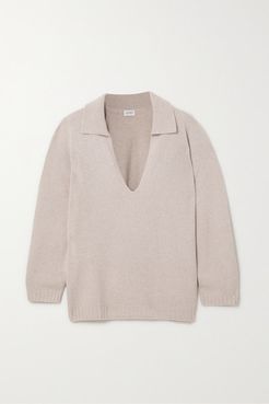 Zoe Wool-blend Sweater - Beige