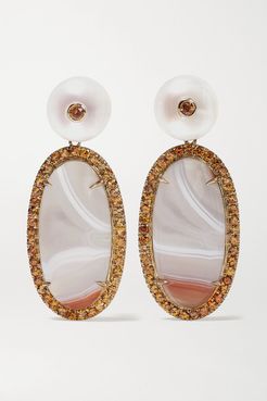 18-karat Gold Multi-stone Earrings