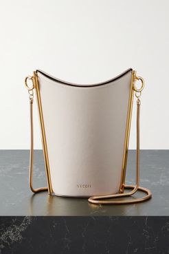 Pitta Leather Shoulder Bag - Off-white
