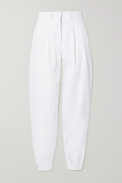 Al Boleo Cotton-blend Twill Tapered Pants - White