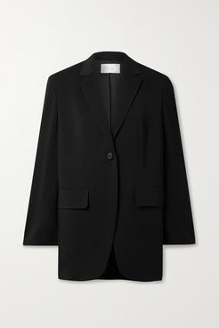 Obine Crepe Blazer - Black