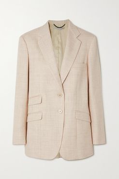 Abby Woven Blazer - Beige