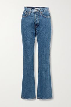 Net Sustain 70s High-rise Bootcut Jeans - Dark denim
