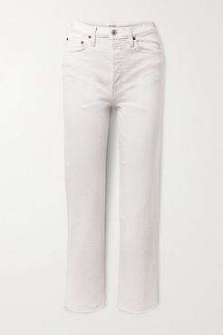 Net Sustain Originals Stove Pipe Comfort Stretch High-rise Straight-leg Jeans - Off-white