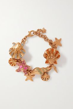 Trésor De La Mer Gold-tone Crystal Bracelet