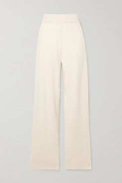 N°104 Cashmere-blend Track Pants - Cream