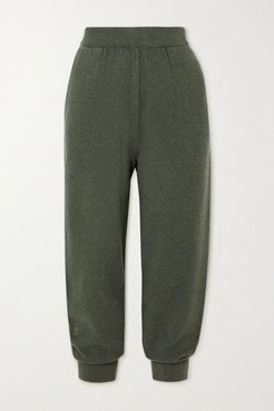 N°56 Yogi Cashmere-blend Track Pants - Army green
