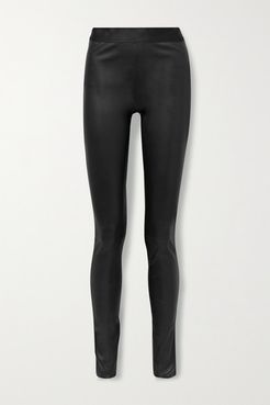 Leather Leggings - Black