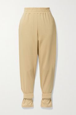 French Cotton-terry Track Pants - Camel