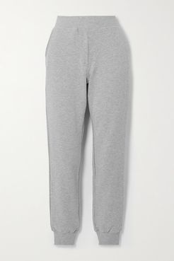 The Moss Stretch Cotton And Modal-blend Track Pants - Gray
