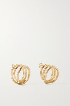 The Transit Of Venus Gold-plated Topaz Earrings